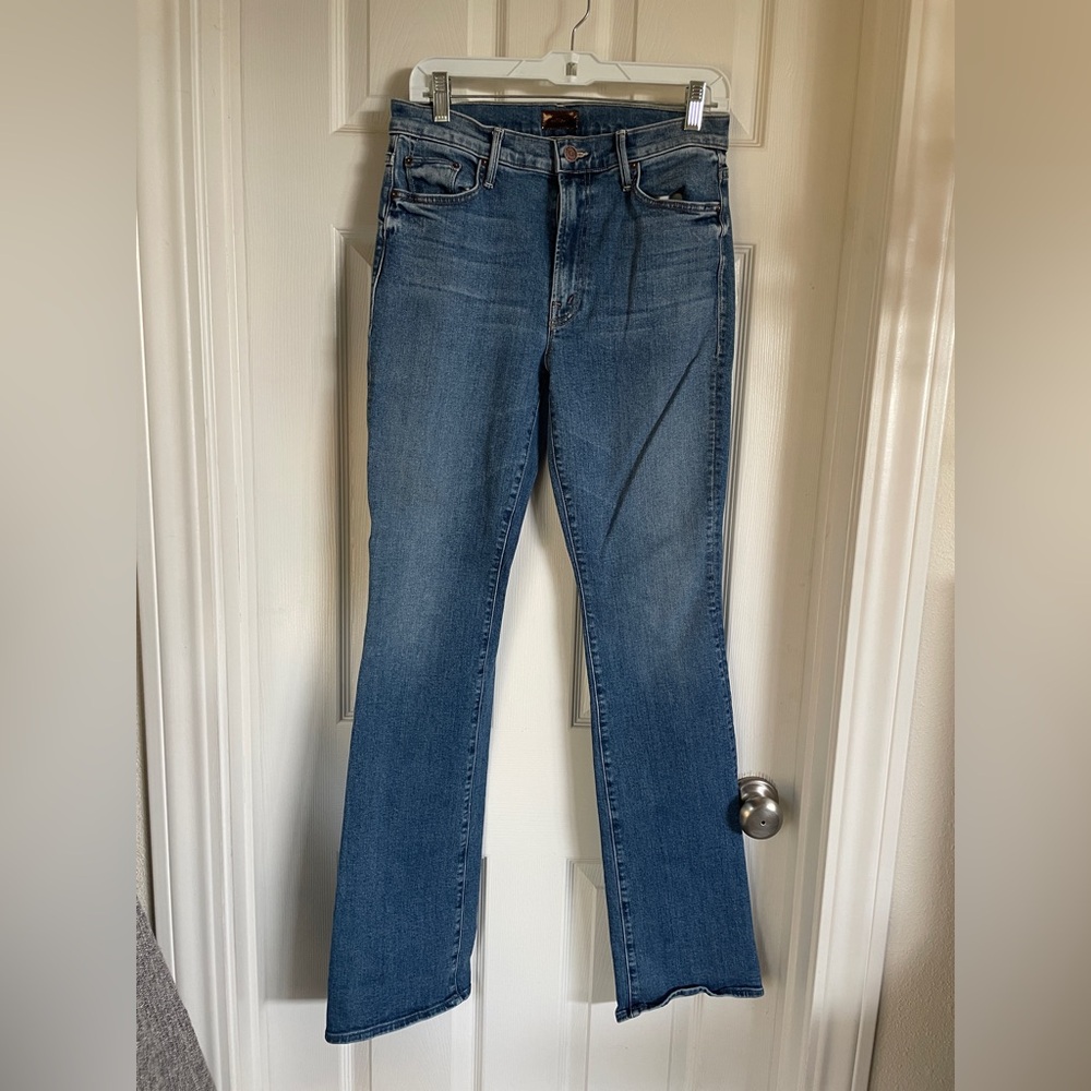 MOTHER Boot Cut Jeans, Mid-Rise